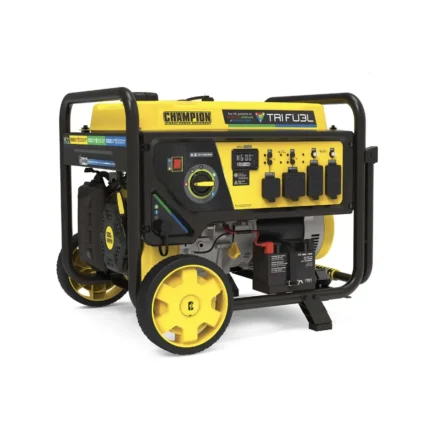 Champion 10000 Watt Tri Fuel Portable Generator Electric Start with CO Shield