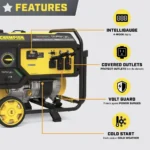 Champion 5500 Watt Dual Fuel Portable Generator with CO Shield - Image 2