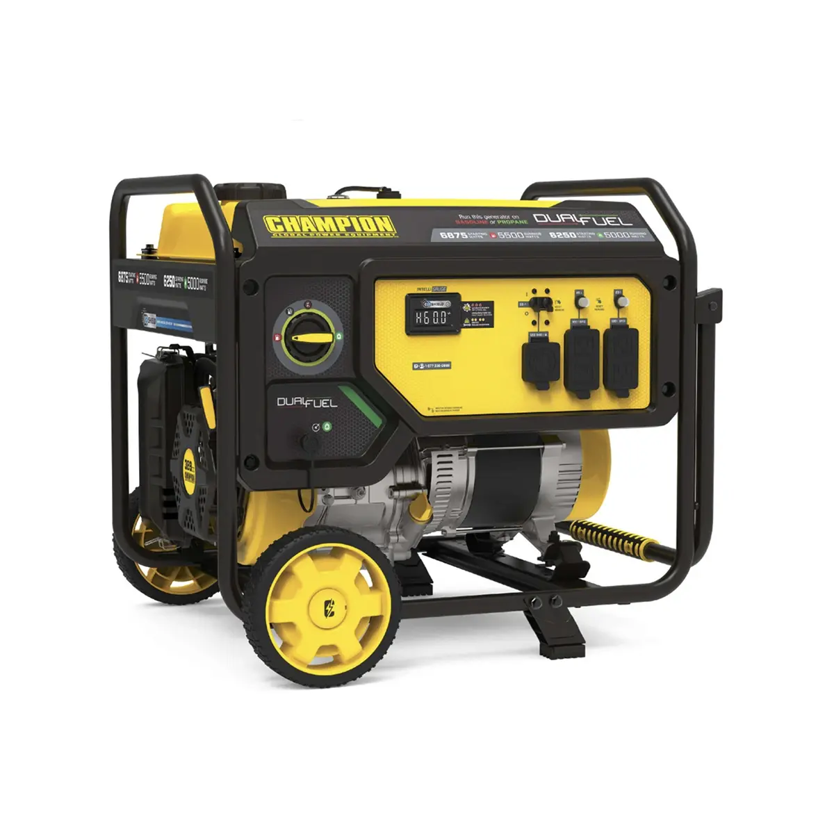 Champion-5500-Watt-Dual-Fuel-Portable-Generator-open-frame-design.webp Champion 5500 Watt Dual Fuel Portable Generator with CO Shield