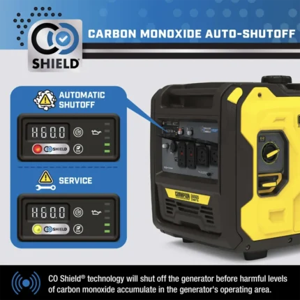 Champion 6500 Watt Inverter Generator RV Ready with CO Shield and Quiet Technology - Image 2