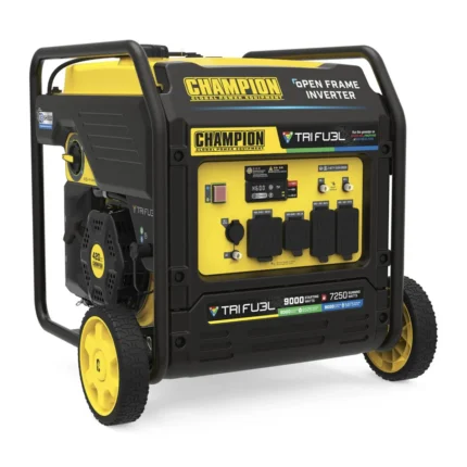 Champion 9000 Watt Tri-Fuel Inverter Generator with CO Shield