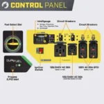 Champion 9200 Watt Dual Fuel Portable Generator with Electric Start + CO Shield - Image 3