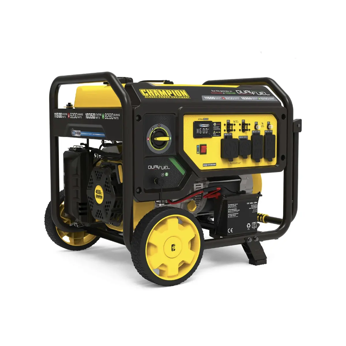 Champion-9200-Watt-Dual-Fuel-Generator-open-frame-design.webp Champion 9200 Watt Dual Fuel Portable Generator with Electric Start + CO Shield