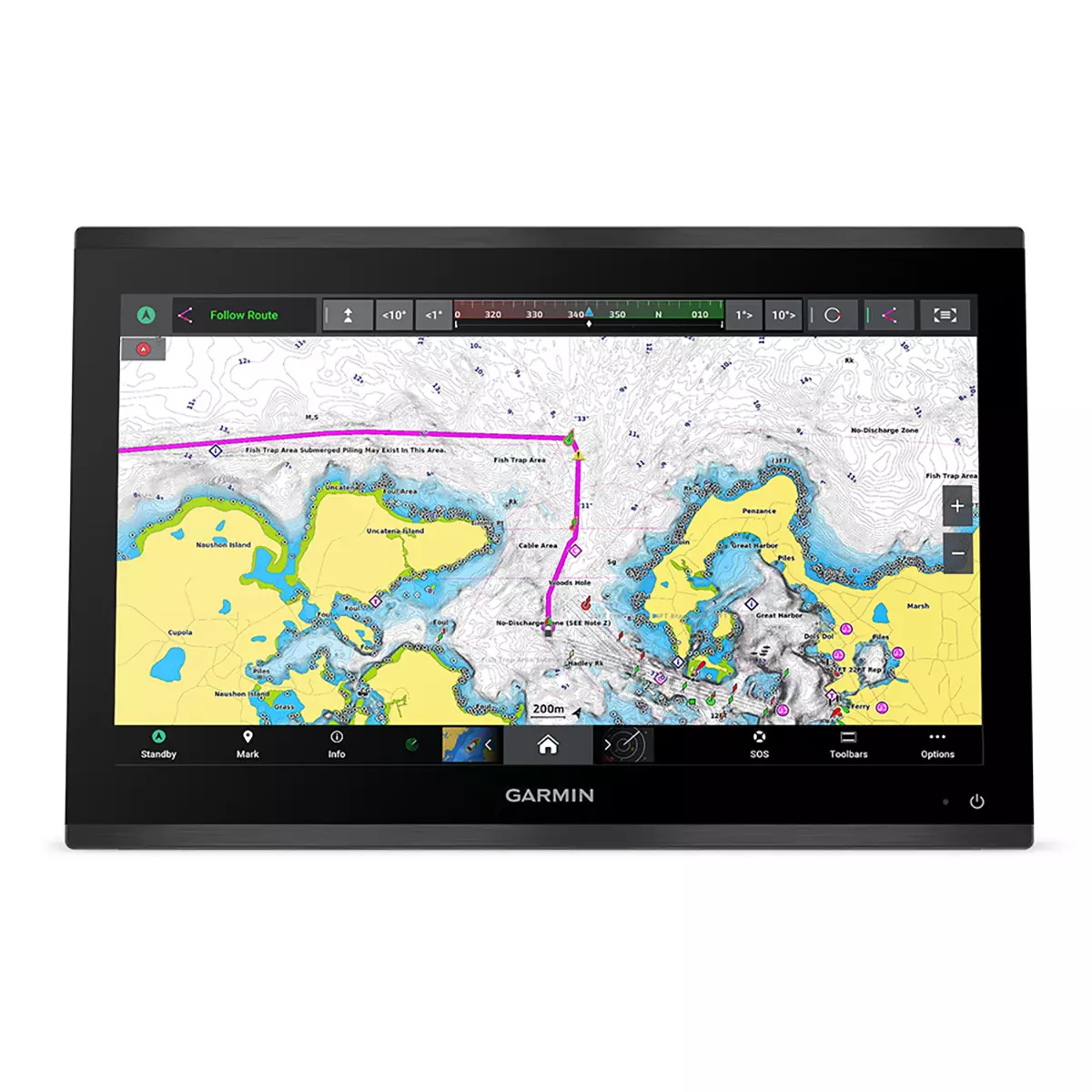 Garmin-GPSMAP-9019-19-inch-4K-IPS-touchscreen-displaying-high-definition-marine-charts.webp Garmin GPSMAP 9019 Chartplotter