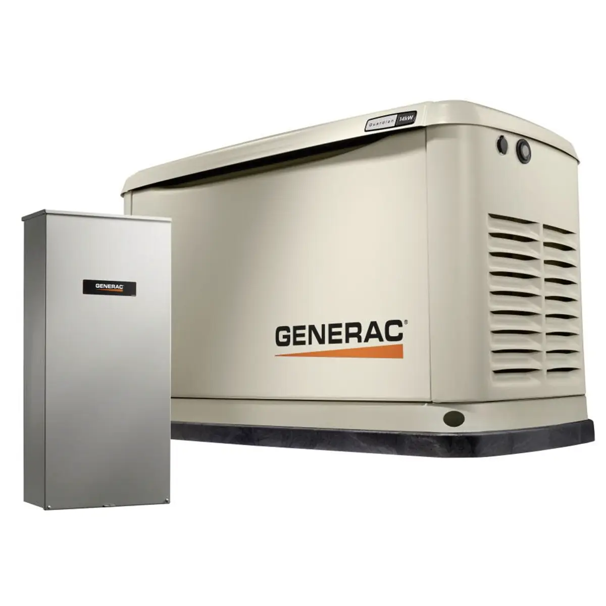 Generac Guardian 14kW Generator with 100A Transfer Switch